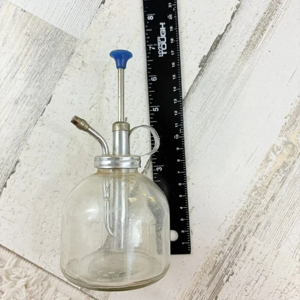 Vintage Glass Chrome Plant Mister Spray Bottle Plant Spritzer Taiwan